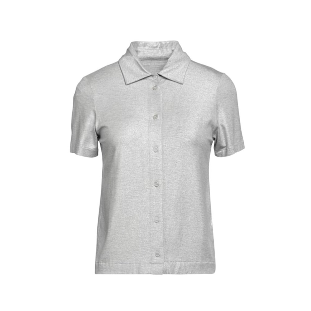 NWOT Majestic Filatures Deluxe Tee Shirt Top Blouse Womens 2 Medium Silver NEW